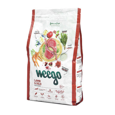 Weego Borrego e Goji ração para cães